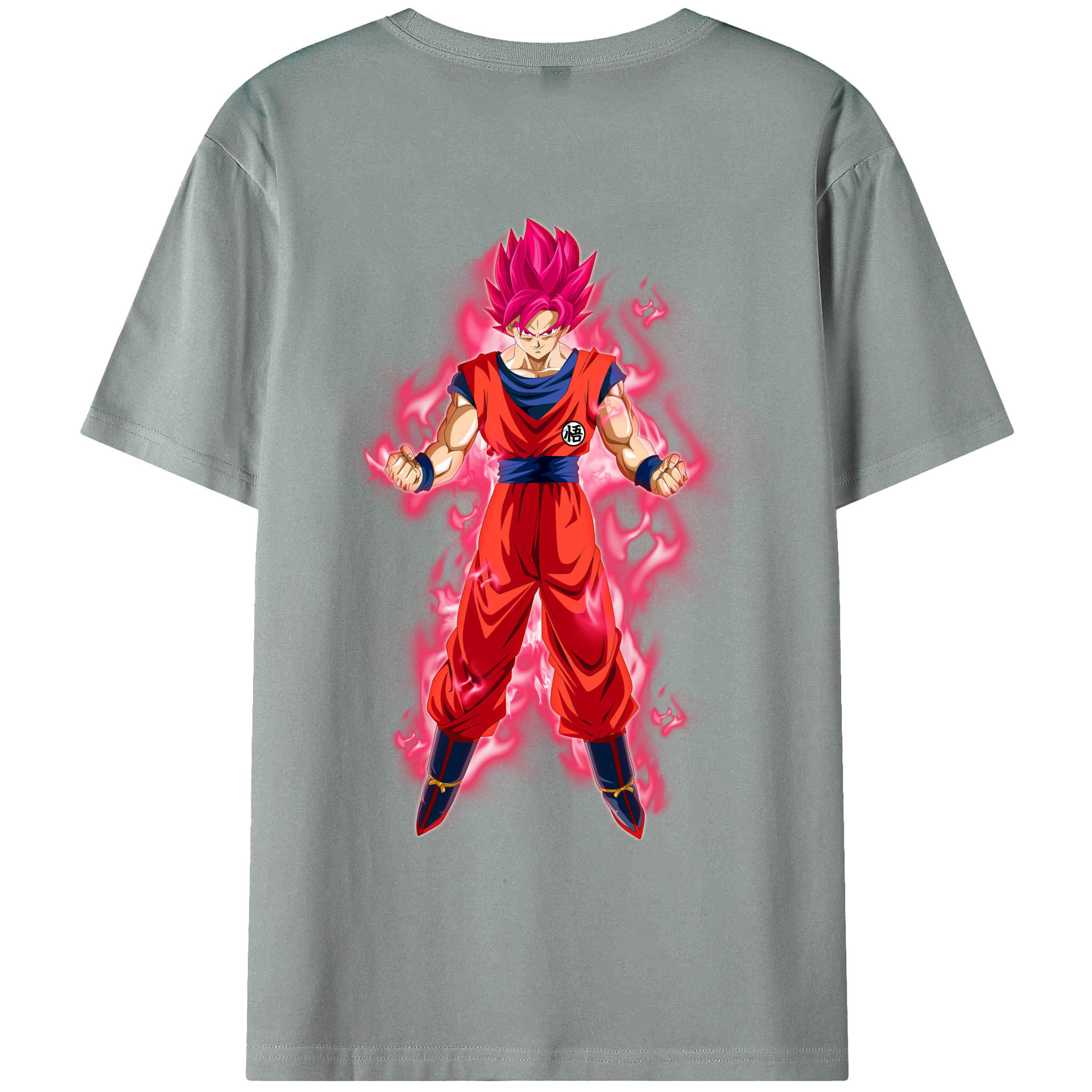 （画像用） ドラゴンボール 孫 悟飯（そんごはん）DRAGON BALL Son Gohan 綿100％ メンズ半袖Tシャツ（バックプリント） 通気性